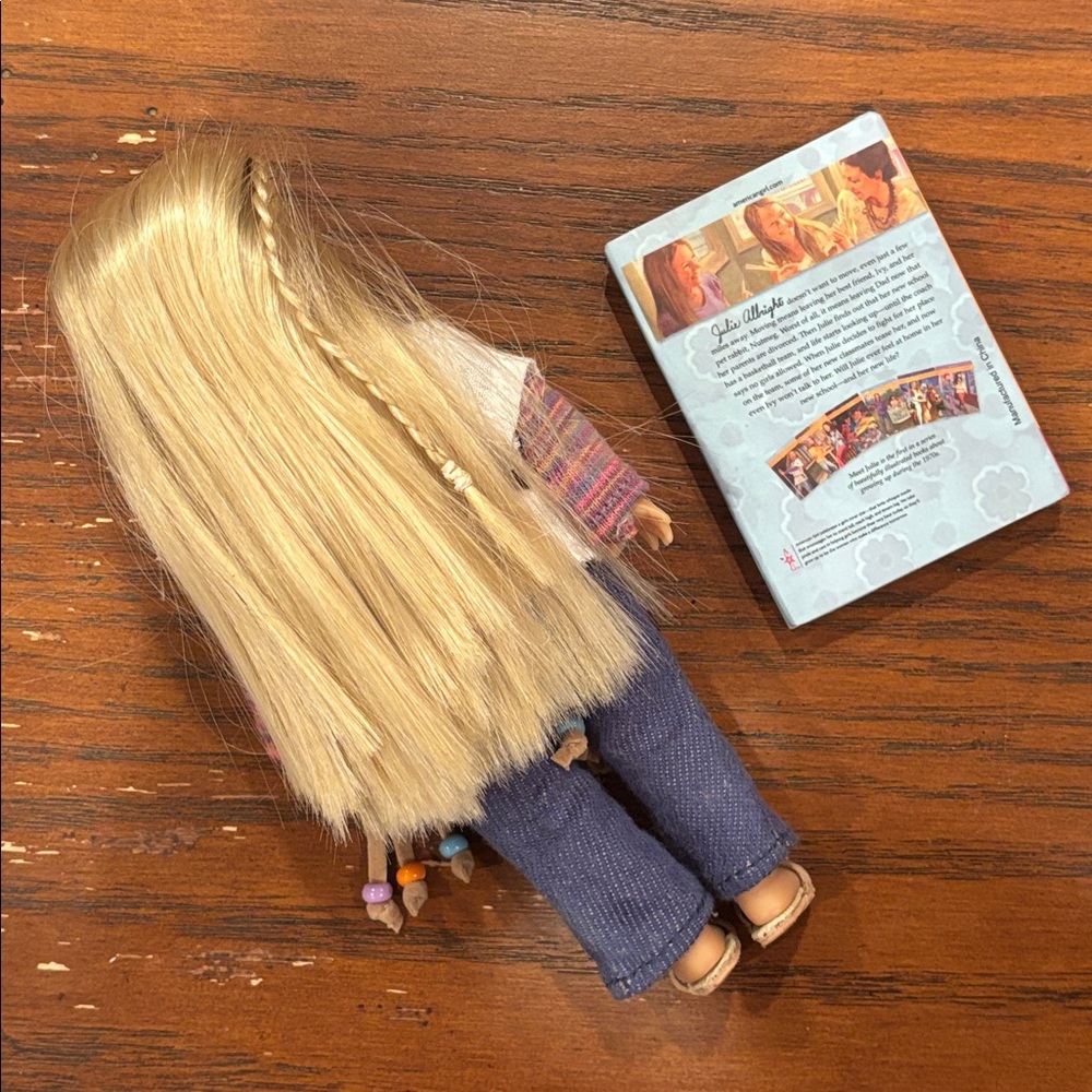 American Girl Doll Mini Julie Doll & Book - Picture 3 of 7